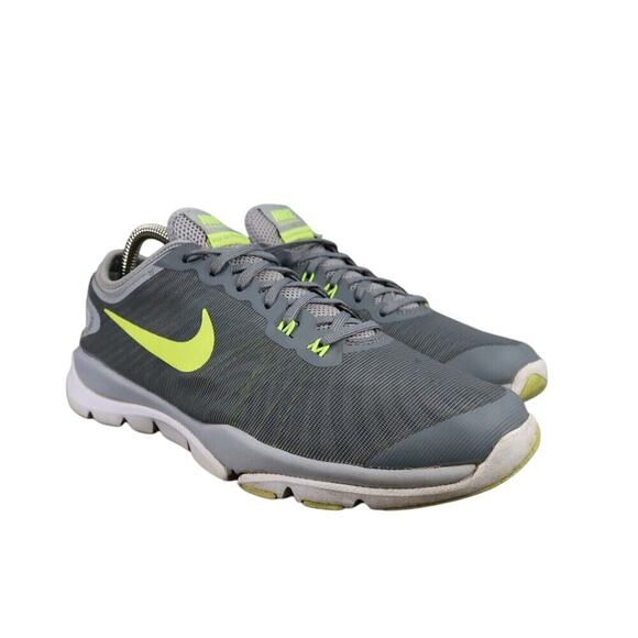 Nike Shoes Womens 8 Athletic Trainer Flex Supreme TR 4 Running Active Grey Green - Picture 1 of 13